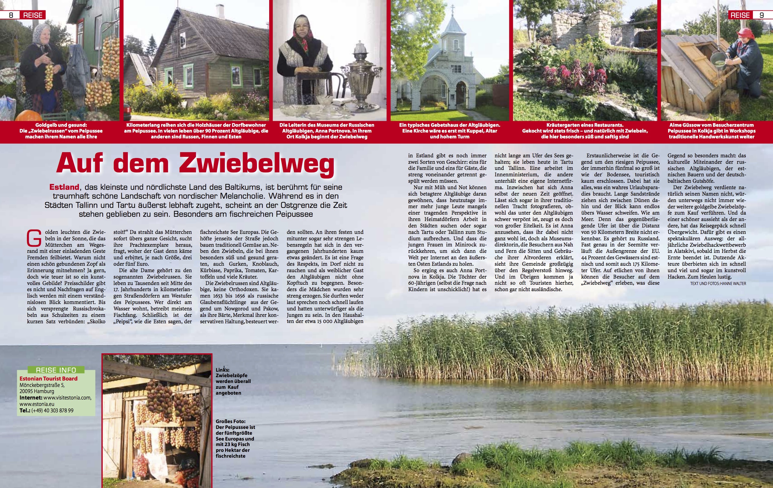 Auf dem Zwiebelweg – Zwiebelrussen am Peipussee